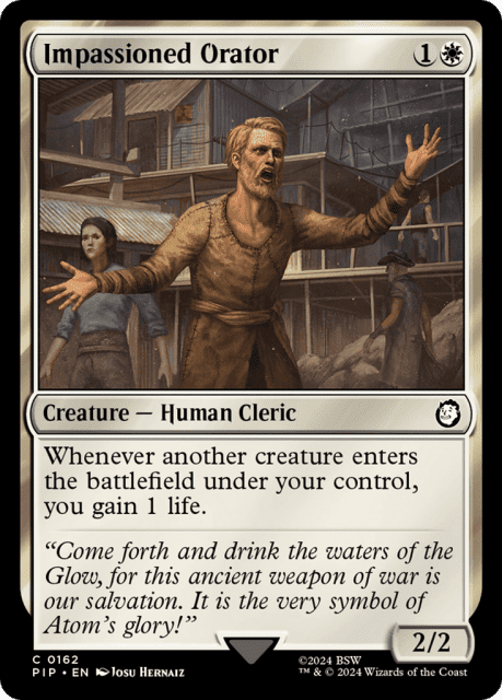 Impassioned Orator (162) — Fallout