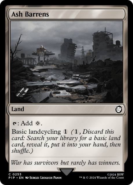 Ash Barrens (253) — Fallout