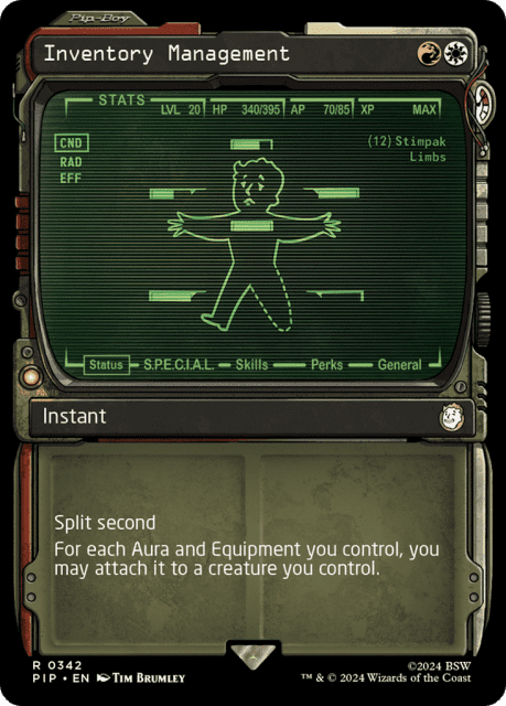 Inventory Management (342) — Fallout