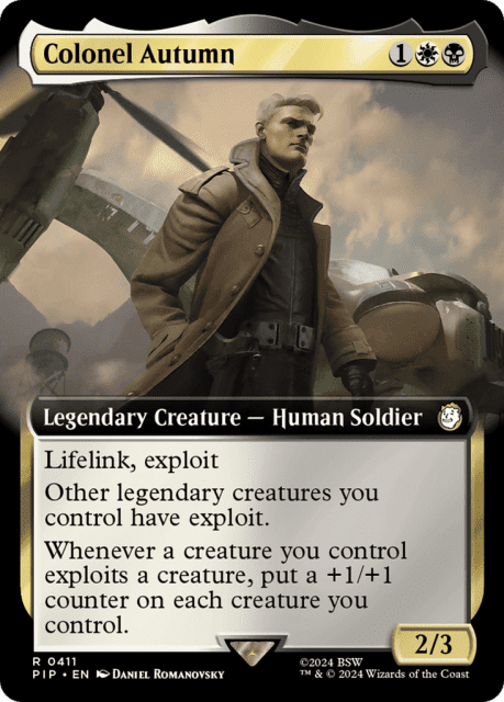 Colonel Autumn (411) — Fallout
