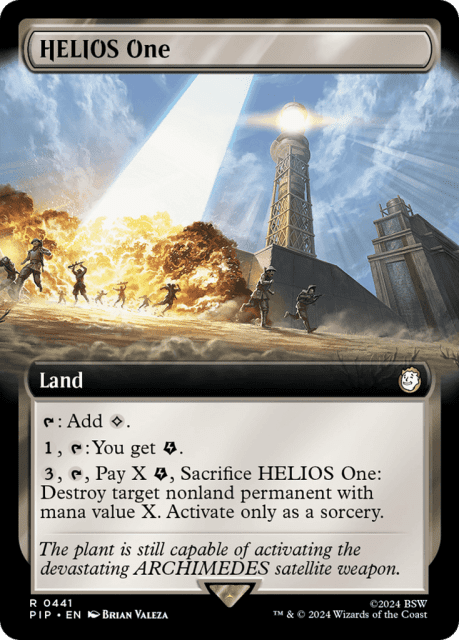 HELIOS One (441) — Fallout