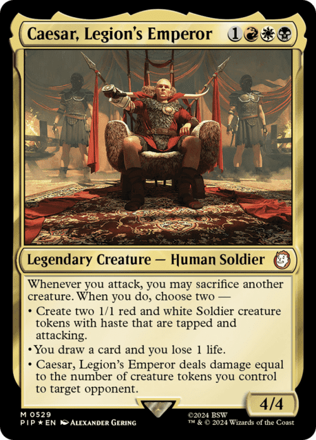 Caesar, Legion's Emperor (529) — Fallout