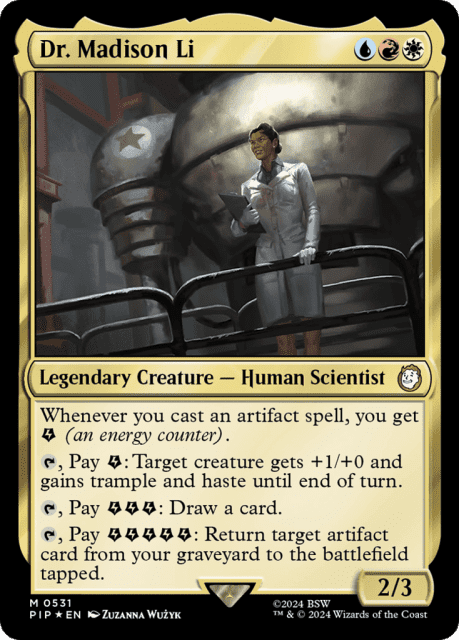 Dr. Madison Li (531) — Fallout