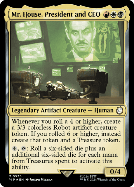 Mr. House, President and CEO (535) — Fallout