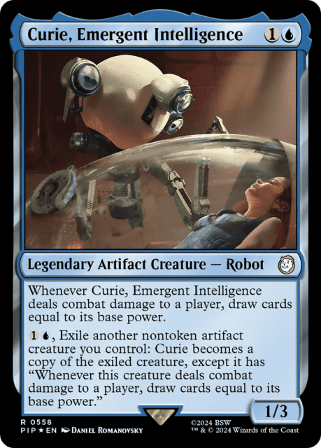 Curie, Emergent Intelligence (558) — Fallout