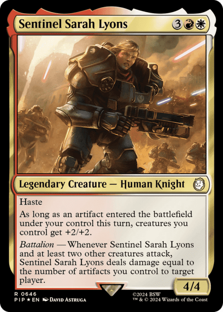 Sentinel Sarah Lyons (646) — Fallout