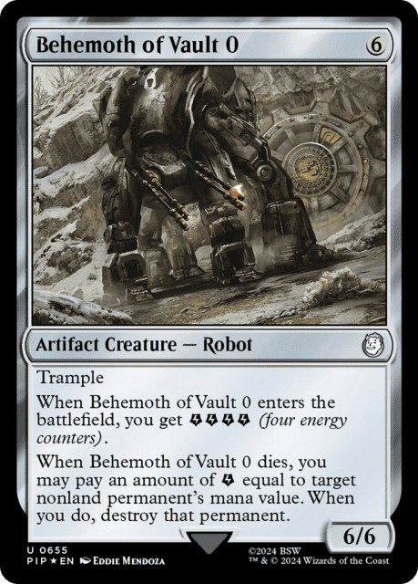 Behemoth of Vault 0 (655) — Fallout