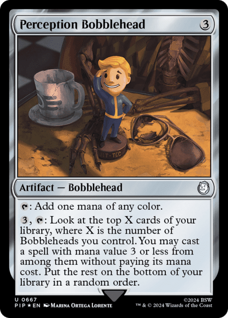 Perception Bobblehead (667) — Fallout