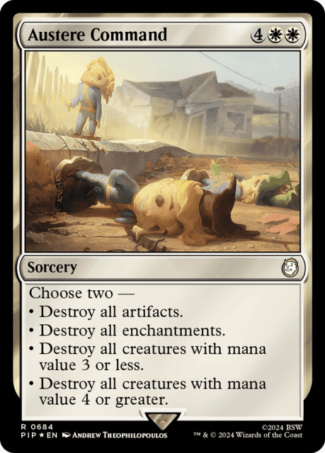 Austere Command (684) — Fallout