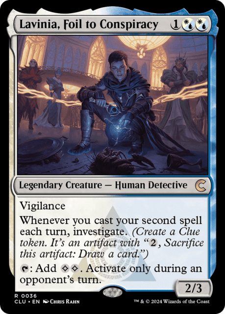 Lavinia, Foil to Conspiracy (36) — Ravnica: Clue Edition