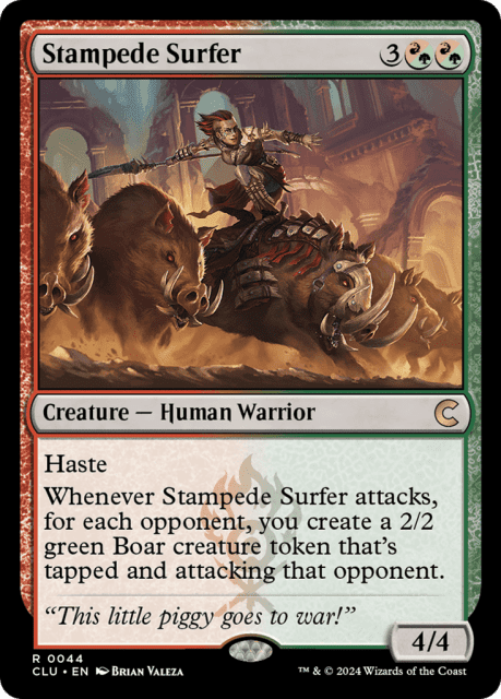 Stampede Surfer (44) — Ravnica: Clue Edition