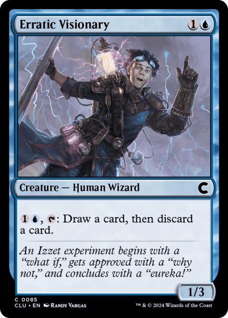 Erratic Visionary (85) — Ravnica: Clue Edition