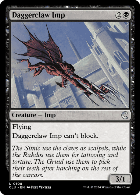 Daggerclaw Imp (108) — Ravnica: Clue Edition