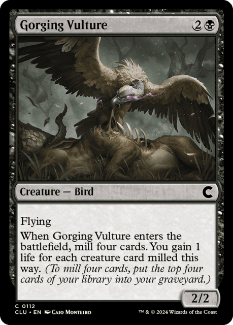 Gorging Vulture (112) — Ravnica: Clue Edition