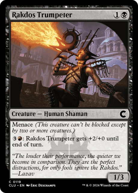 Rakdos Trumpeter (119) — Ravnica: Clue Edition