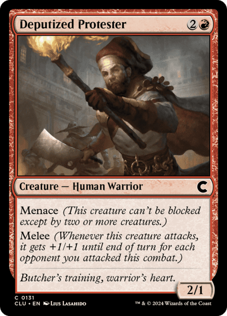 Deputized Protester (131) — Ravnica: Clue Edition
