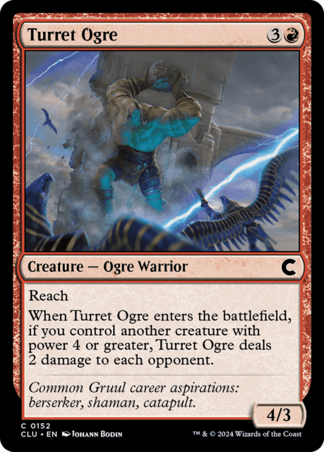 Turret Ogre (152) — Ravnica: Clue Edition