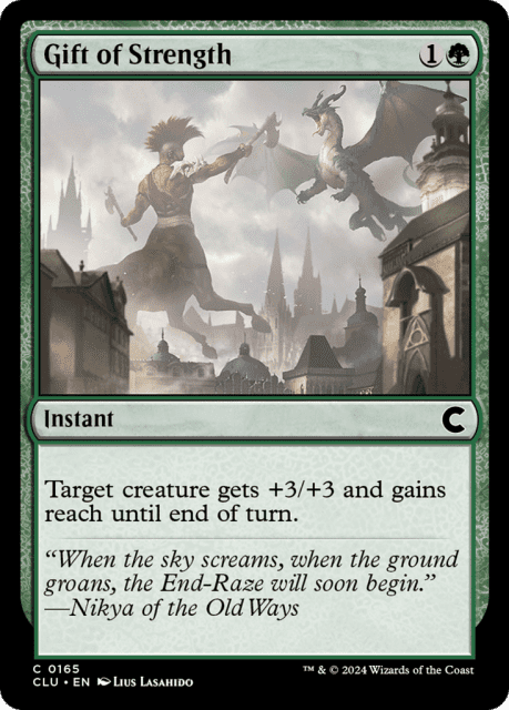 Gift of Strength (165) — Ravnica: Clue Edition