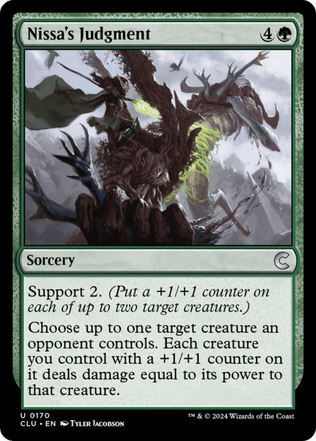 Nissa's Judgment (170) — Ravnica: Clue Edition