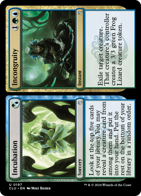 Incubation // Incongruity (197) — Ravnica: Clue Edition