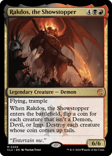 Rakdos, the Showstopper (205) — Ravnica: Clue Edition
