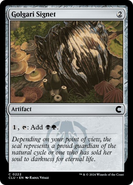 Golgari Signet (222) — Ravnica: Clue Edition