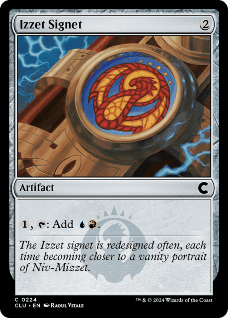 Izzet Signet (224) — Ravnica: Clue Edition