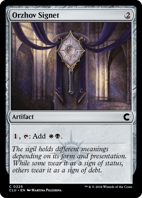 Orzhov Signet (225) — Ravnica: Clue Edition