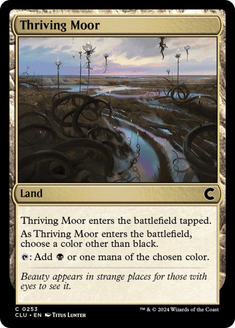 Thriving Moor (253) — Ravnica: Clue Edition