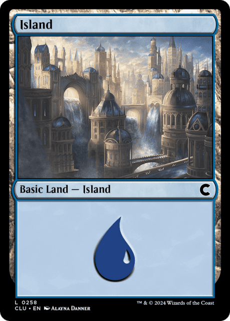 Island (258) — Ravnica: Clue Edition