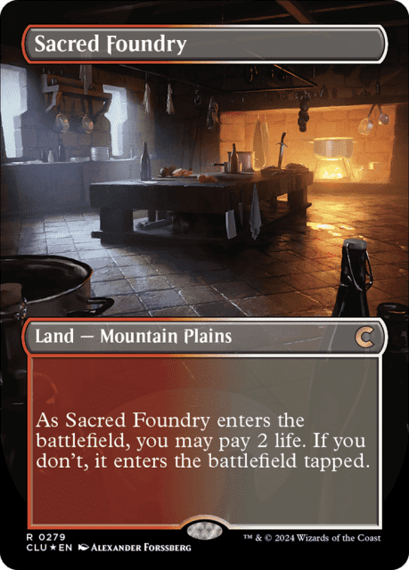 Sacred Foundry (279) — Ravnica: Clue Edition