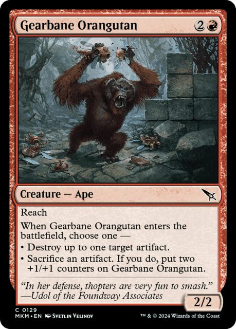 Gearbane Orangutan (129) — Murders at Karlov Manor