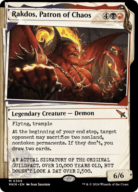 Rakdos, Patron of Chaos (369) — Murders at Karlov Manor