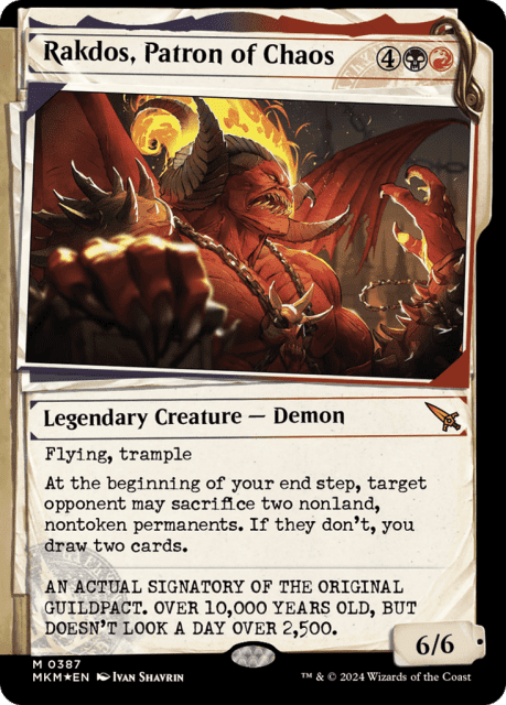 Rakdos, Patron of Chaos (387) — Murders at Karlov Manor
