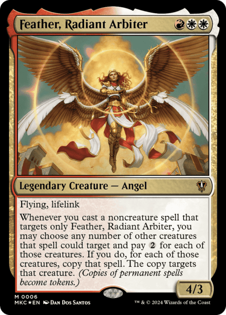 Feather, Radiant Arbiter (6) — Murders at Karlov Manor Commander