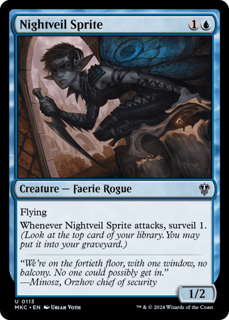 Nightveil Sprite (113) — Murders at Karlov Manor Commander