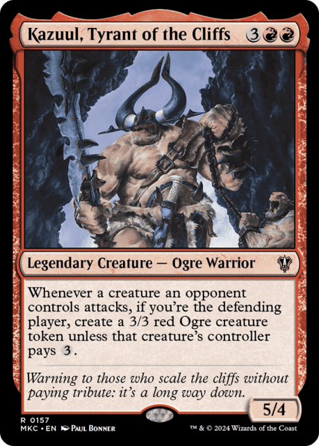 Kazuul, Tyrant of the Cliffs (157) — Murders at Karlov Manor Commander