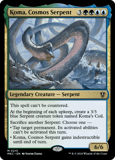 Koma, Cosmos Serpent (213) — Murders at Karlov Manor Commander
