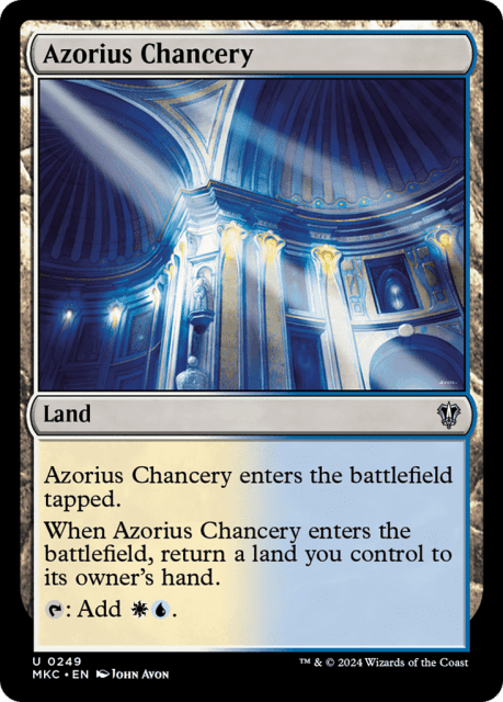 Azorius Chancery (249) — Murders at Karlov Manor Commander