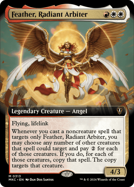 Feather, Radiant Arbiter (313) — Murders at Karlov Manor Commander