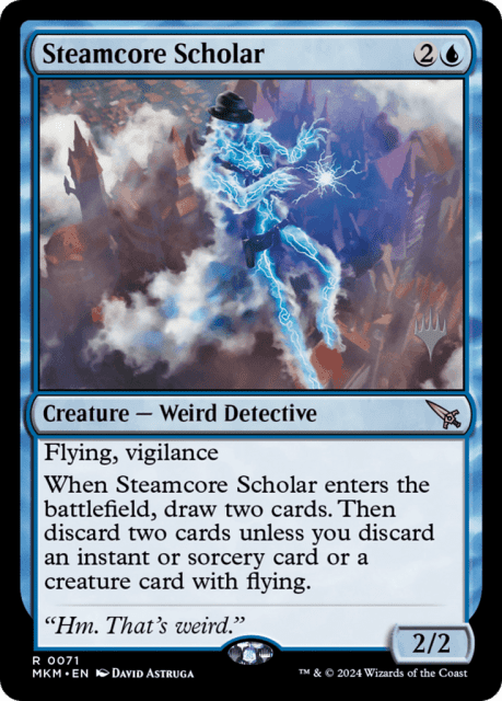Steamcore Scholar (71) — Murders at Karlov Manor Promos
