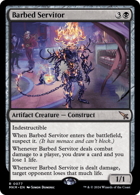 Barbed Servitor (77) — Murders at Karlov Manor Promos