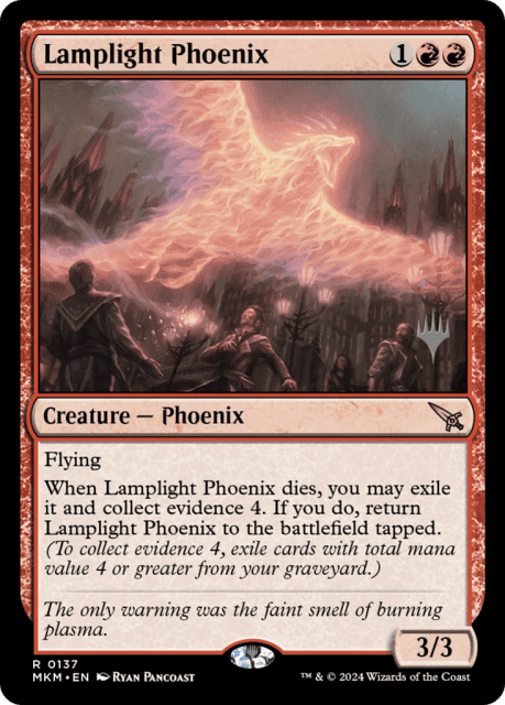 Lamplight Phoenix (137) — Murders at Karlov Manor Promos
