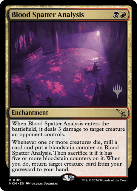 Blood Spatter Analysis (189) — Murders at Karlov Manor Promos