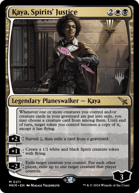 Kaya, Spirits' Justice (211) — Murders at Karlov Manor Promos