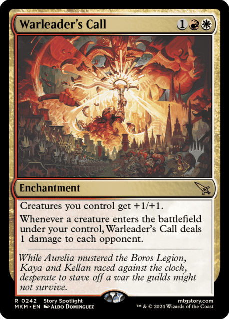 Warleader's Call (242) — Murders at Karlov Manor Promos