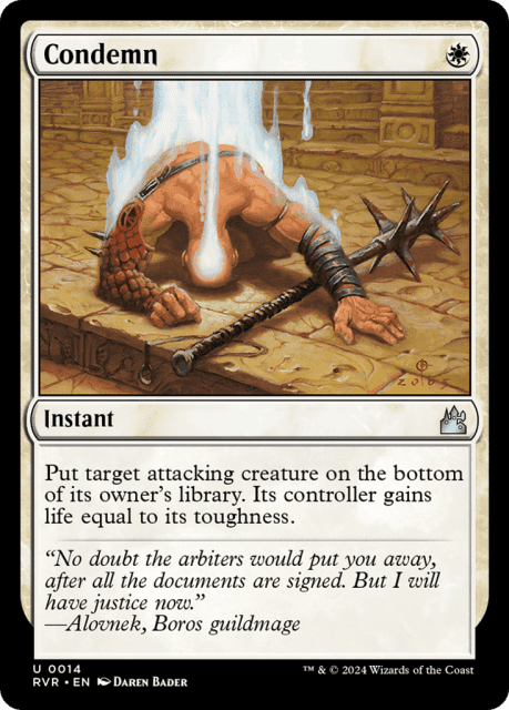 Condemn (14) — Ravnica Remastered