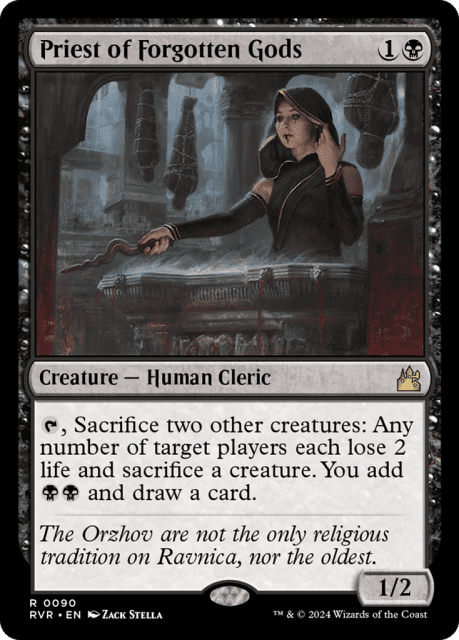 Priest of Forgotten Gods (90) — Ravnica Remastered