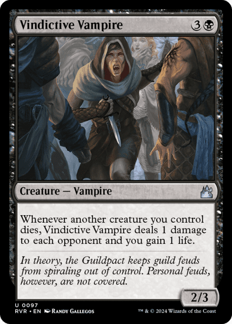 Vindictive Vampire (97) — Ravnica Remastered