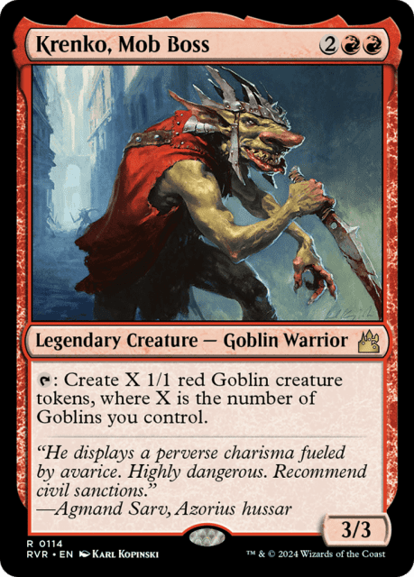 Krenko, Mob Boss (114) — Ravnica Remastered